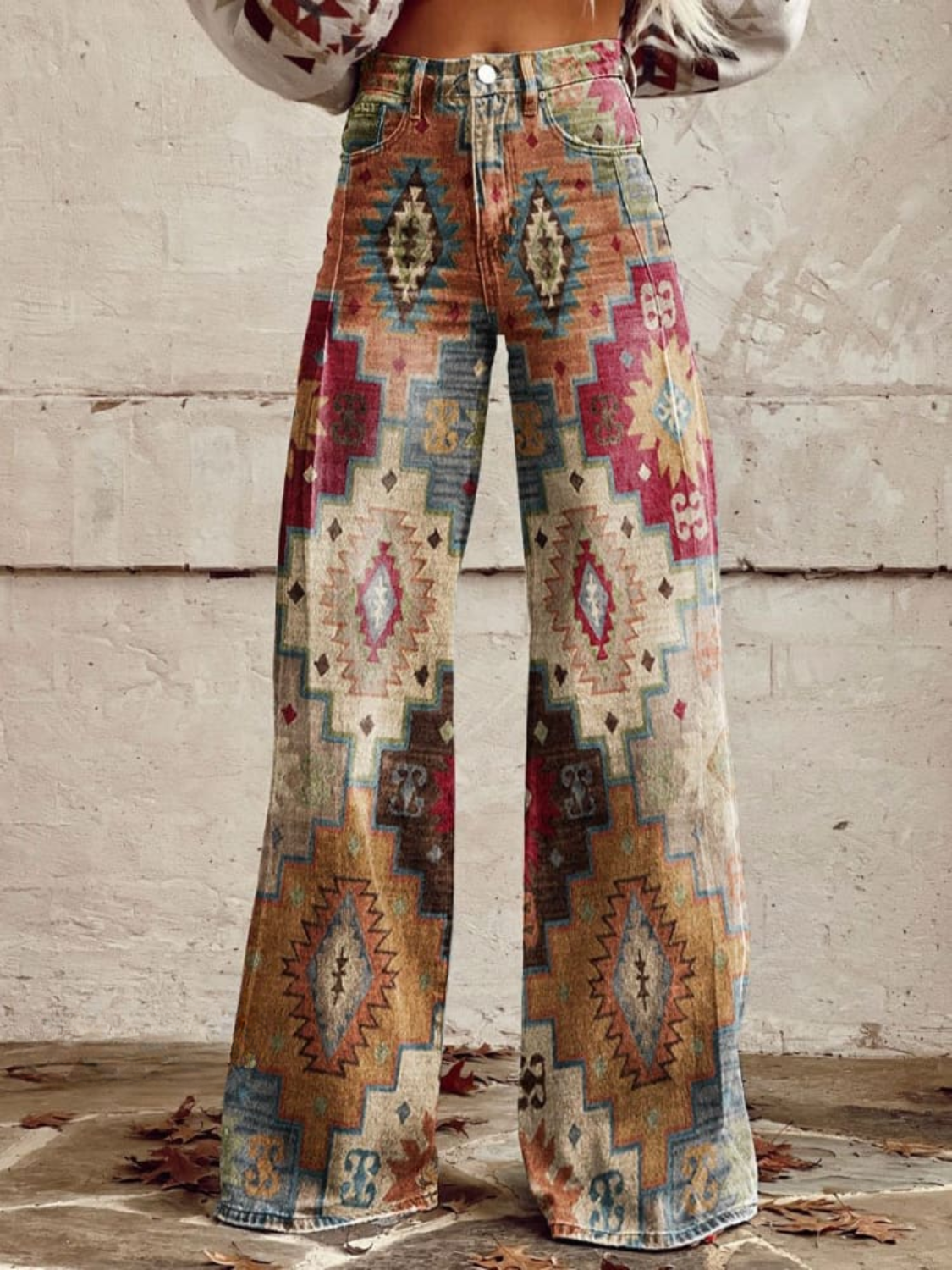 Lea | Pantalon Large Bohème