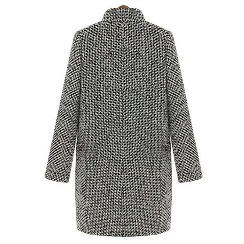 Jocelyne | Longue veste manteau en laine