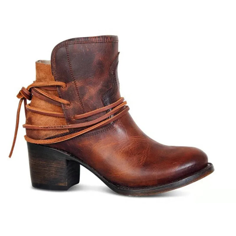 Faustine™ | Bottes Western Élégance & Confort