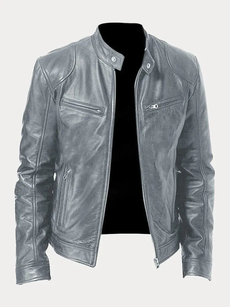 Romain™ - Veste en Cuir Casual