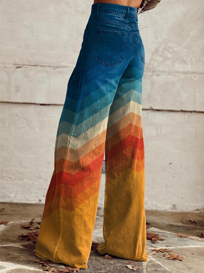 Apolline | Pantalon Large Rétro