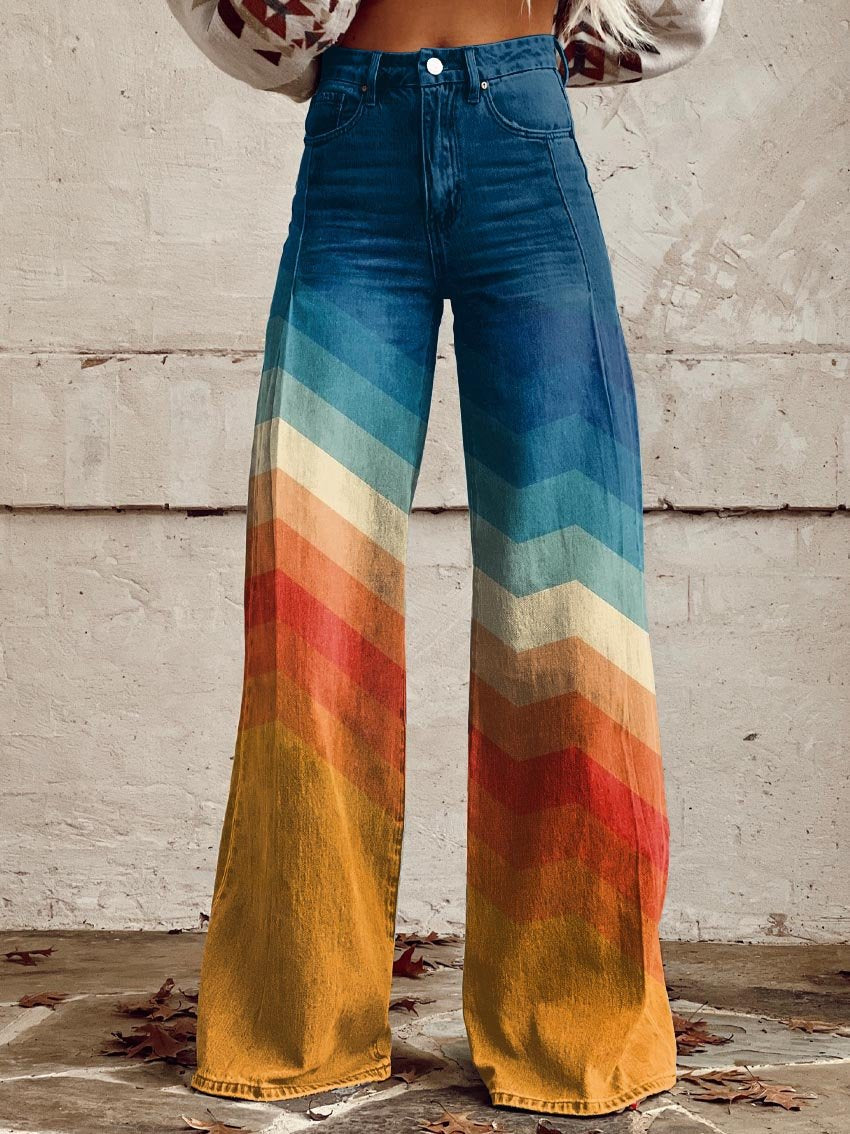 Apolline | Pantalon Large Rétro